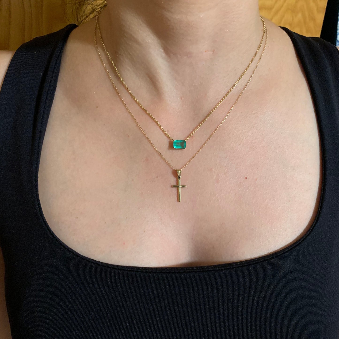 Gold Cross Pendant