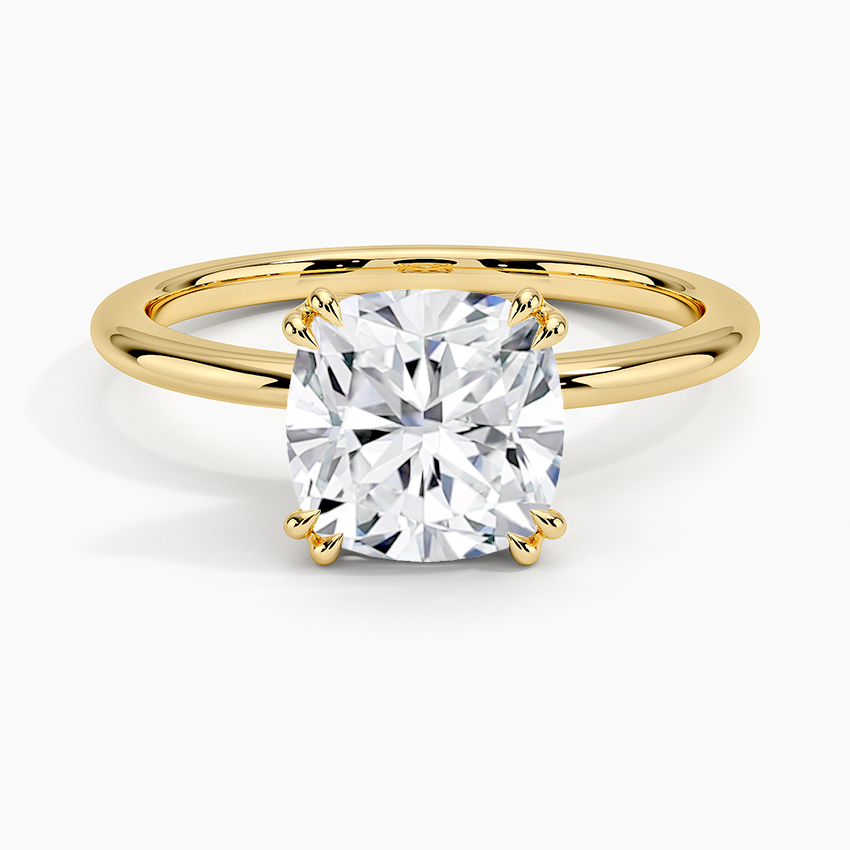 Cushion Solitaire Engagement Ring