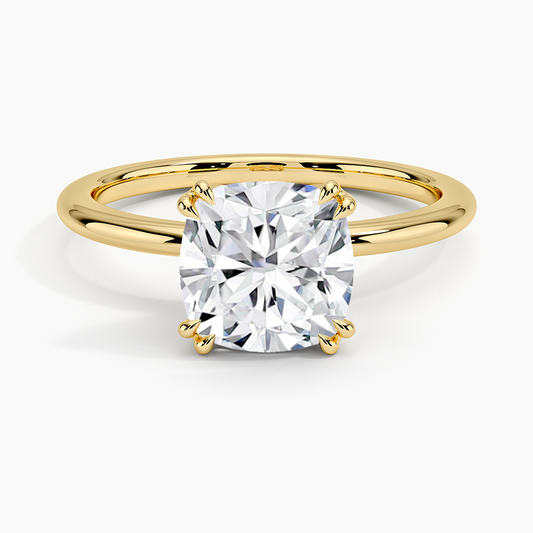 Cushion Solitaire Engagement Ring