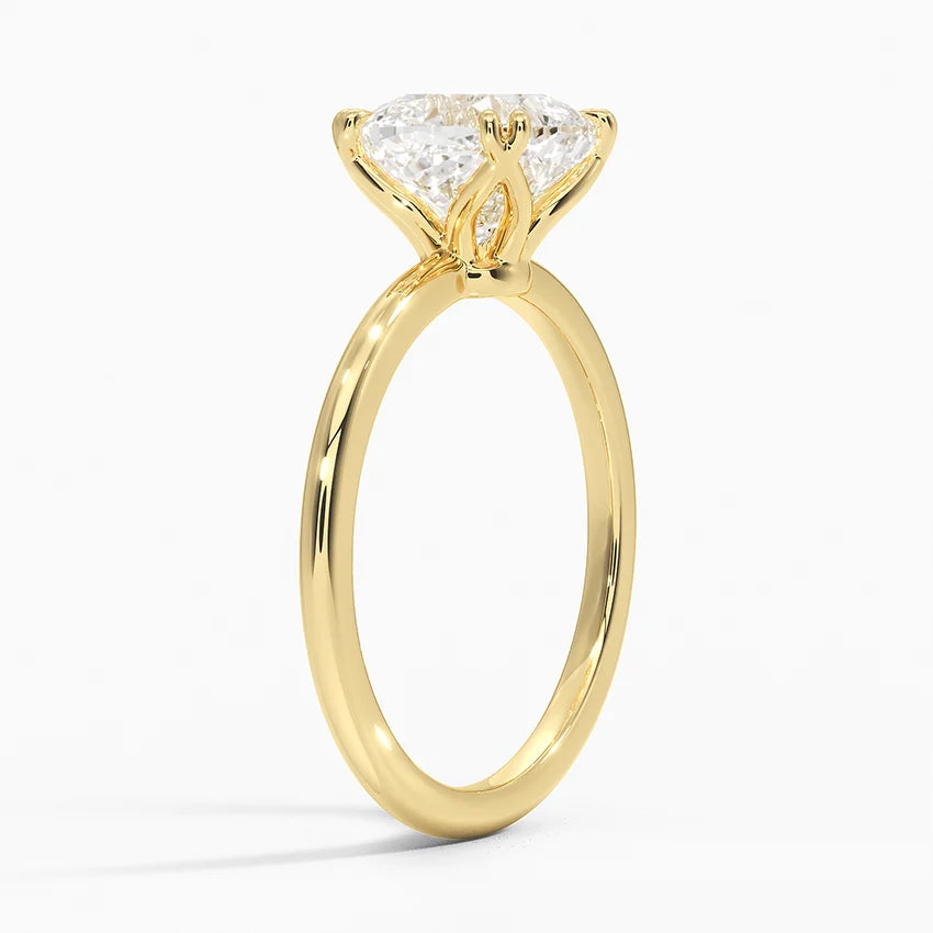 Cushion Solitaire Engagement Ring