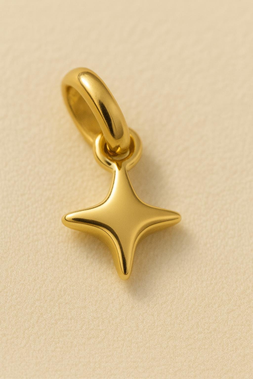 Dainty North Star Pendant Tiny Gold Sterling Silver Celestial Pendant Minimalist Handmade Gift