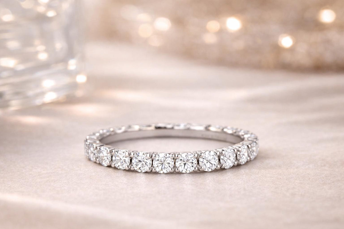 Round Lab Grown Diamond Eternity Band 0.5 CTW - 3 CTW