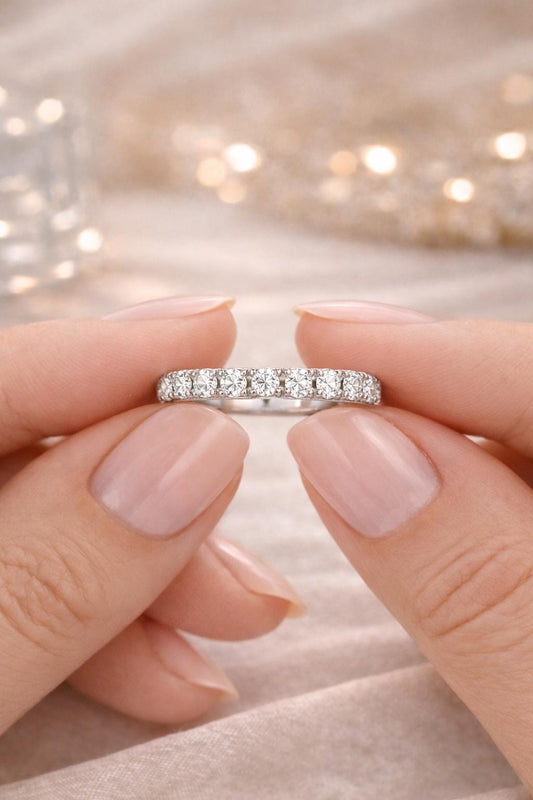 Round Lab Grown Diamond Eternity Band 0.5 CTW - 3 CTW