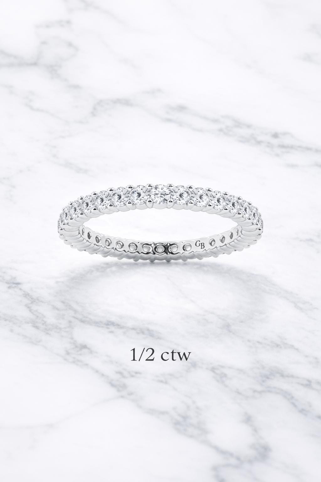 Round Lab Grown Diamond Eternity Band 0.5 CTW - 3 CTW