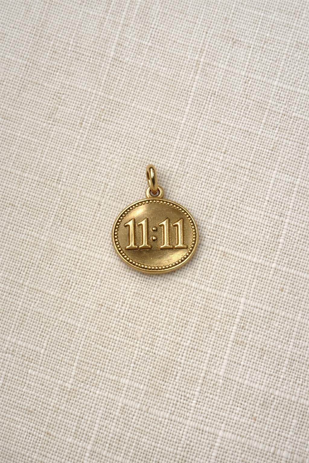 Angel Number Coin Pendant Spiritual Jewelry Necklace Charm Guardian Protection Amulet Gift