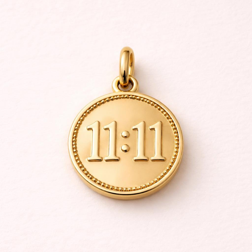 Angel Number Coin Pendant Spiritual Jewelry Necklace Charm Guardian Protection Amulet Gift