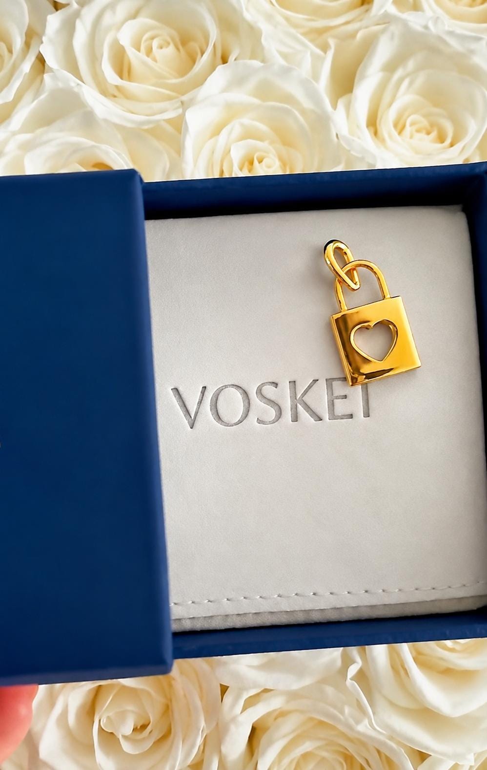14k Gold Heart Lock Charm Pendant Birthday Anniversary Gift for Her Mom Wife Daughter