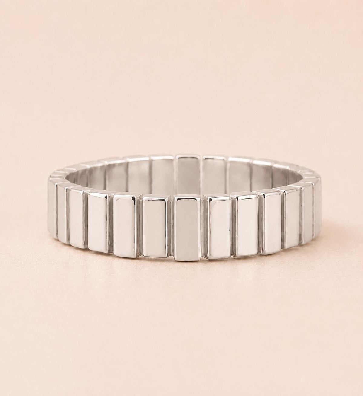 925 Sterling Silver High Polish Statement Ring Modern Gold Band Luxury Handmade Ring high polish finish