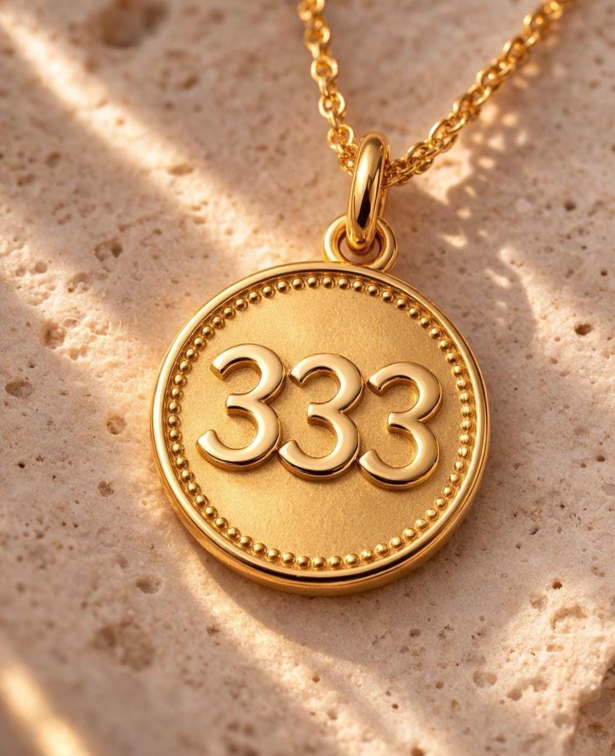Angel Number 444 Coin Pendant Spiritual Jewelry Necklace Guardian Protection Amulet Charm Gift Numerology Talisman