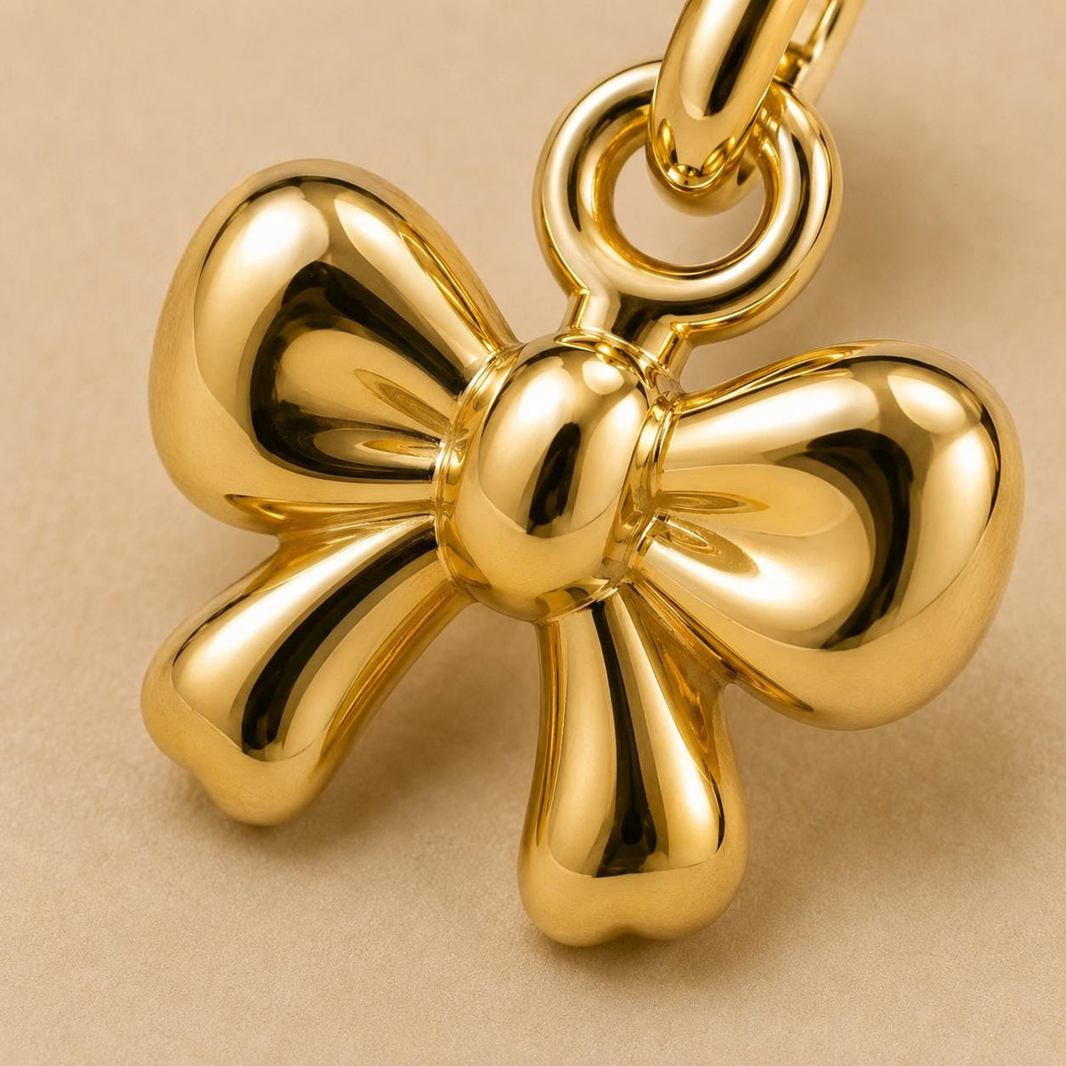 Dainty Bow Pendant Tiny Pendant Necklace in Solid Gold or 925 Sterling Silver Minimalist Handmade Gift