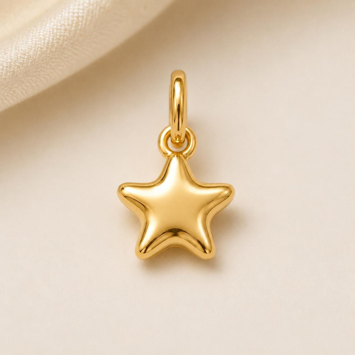 Star Pendant Tiny Gold Sterling Silver Celestial Pendant Minimalist Handmade Gift