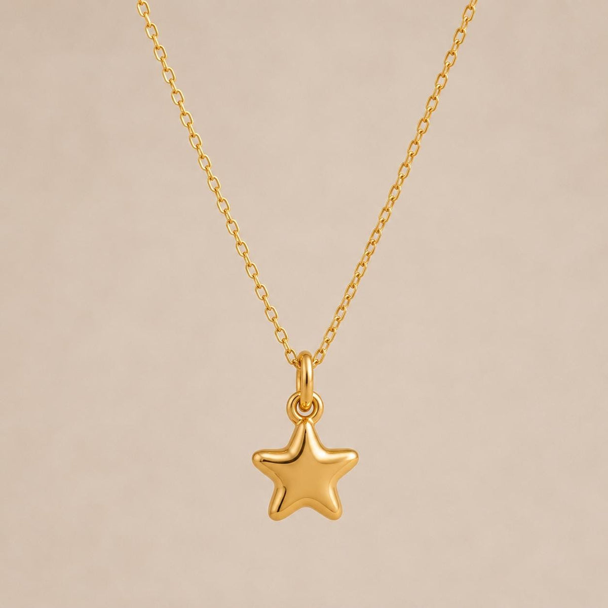 Star Pendant Tiny Gold Sterling Silver Celestial Pendant Minimalist Handmade Gift