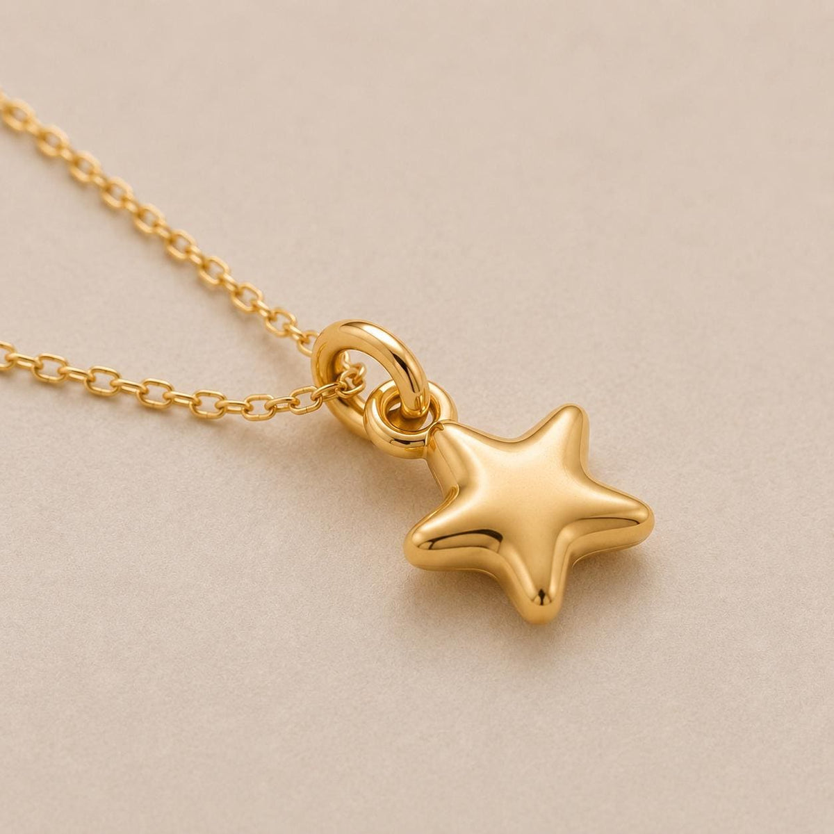 Star Pendant Tiny Gold Sterling Silver Celestial Pendant Minimalist Handmade Gift
