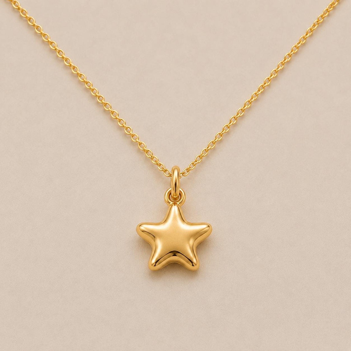Star Pendant Tiny Gold Sterling Silver Celestial Pendant Minimalist Handmade Gift