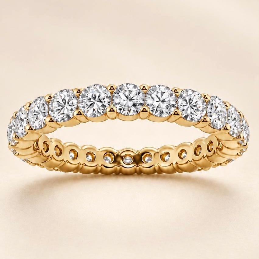 Round Lab Grown Diamond Eternity Band 0.5 CTW - 3 CTW