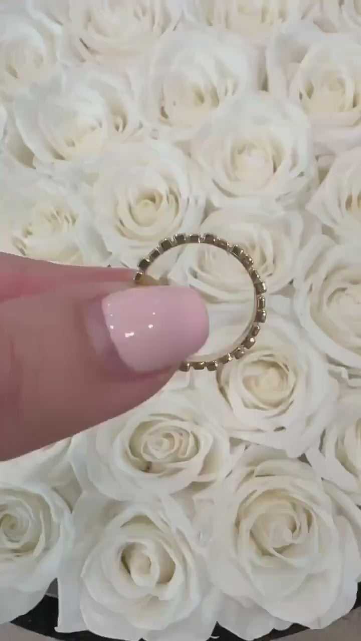 14K Solid Gold High Polish Statement Ring Modern Gold Band Luxury Handmade Ring