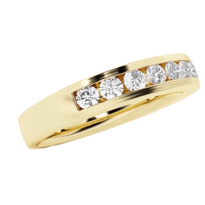 Channel Set Diamond Band