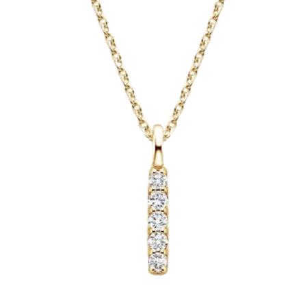 Diamond Bar Pendant