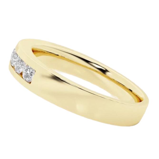 Channel Set Diamond Band