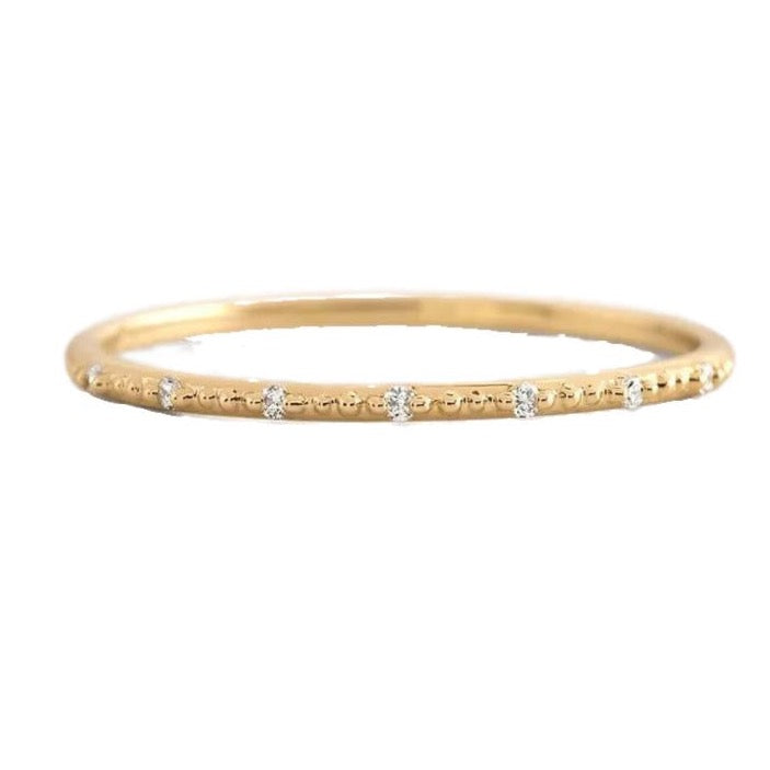 14K Bubble Bliss Diamond Band