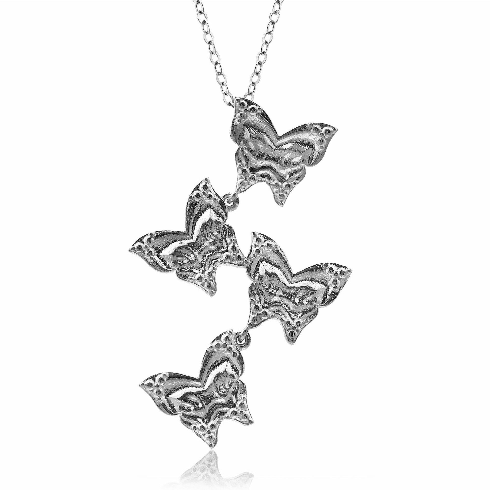 Gold Necklace Butterfly - bluejay fine jewelry white gold