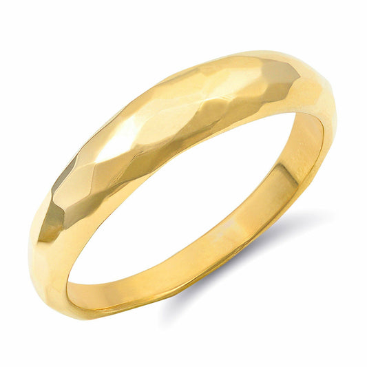 gold 14k ring wedding ring gold 14k custom rings 14k stacking rings 14k solid gold stacking rings 14k yellow gold stacking rings modern faceted wedding band 4.7mm yellow gold 14k gold solid gold